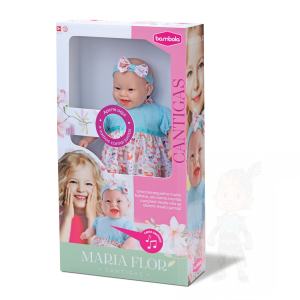 BONECA MARIA FLOR CANTIGAS