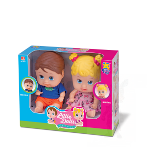 BONECOS EM VINIL PARA CRIANÇAS LITTLE DOLLS GÊMEOS