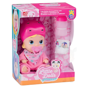 BONECA LITTLE DOLLS SONINHO FAZ XIXI BRINQUEDO SORTIDAS